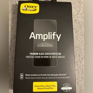 Otter Box glass protector, Amplify-engineered by Corning for iPhone 8 Plus &